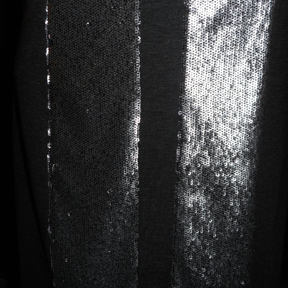 NWT Teri Jon grey/silver sequin dress, 6 - Picture 4 of 8